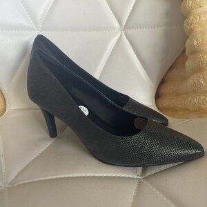 Rockport Women's Total Motion 75 mm PTH Plain Pump Black Glam